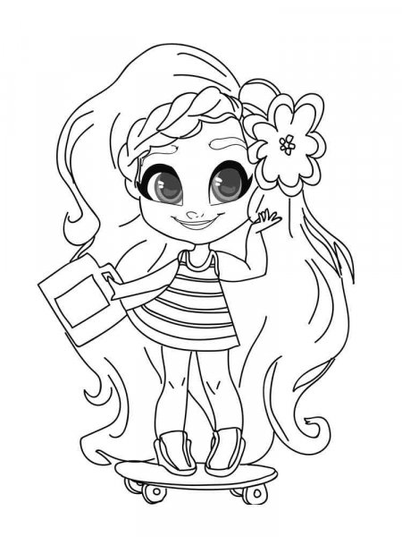 Hairdorables coloring pages