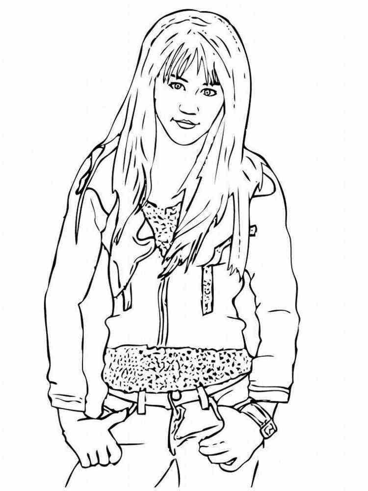 Jackson Rod Stewart from Hannah Montana coloring page