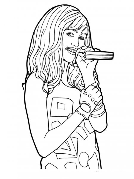 Hannah Montana coloring pages