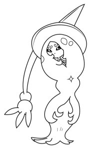 Hatterene Pokemon coloring pages - Free Printable