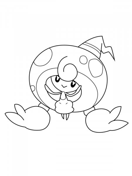 Hattrem Pokemon coloring pages - Free Printable