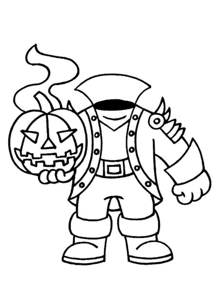 Headless Horseman coloring pages