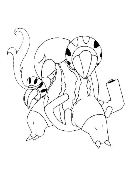 heatmor coloring page pdf pokemon