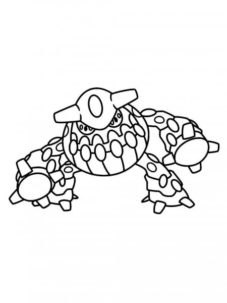 10 Heatran Pokémon Coloring Pages for Kids and Adults