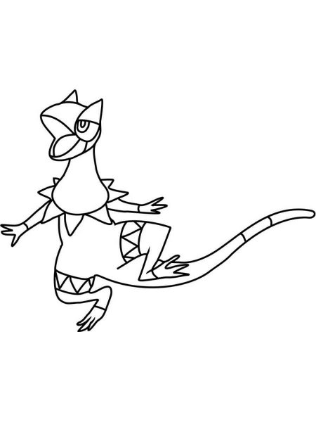 Heliolisk Pokemon coloring pages - Free Printable