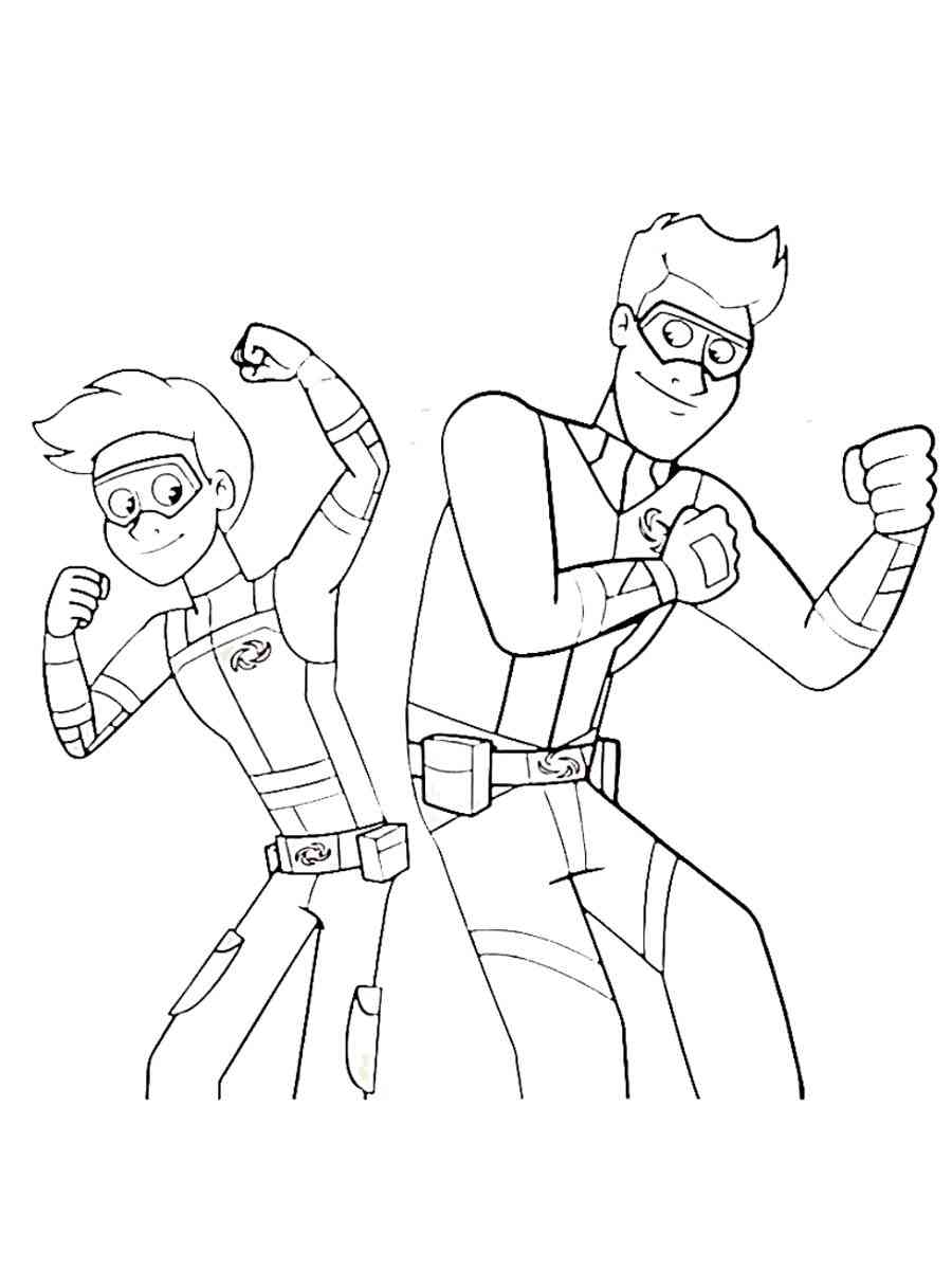 Henry danger coloring pages