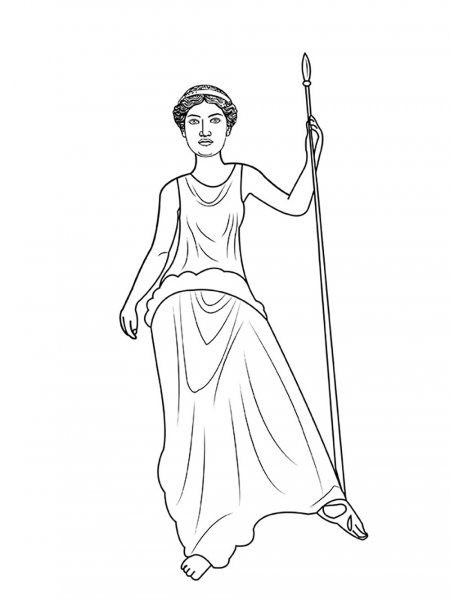 Hera coloring pages