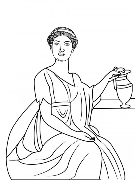 Hera coloring pages