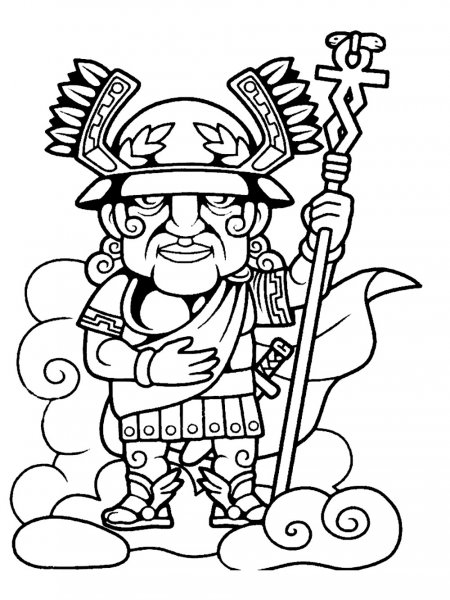 Hermes coloring pages