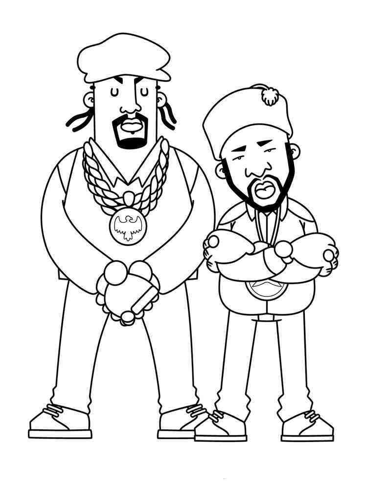 Hip-Hop & Rap coloring pages