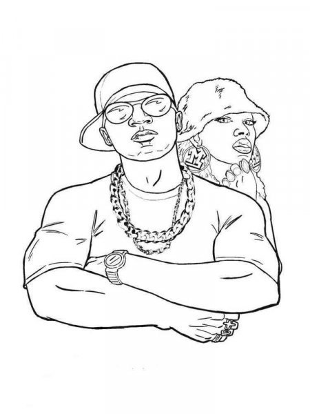 Hip-Hop & Rap Coloring Pages