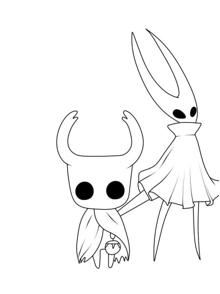 Hollow Knight coloring pages