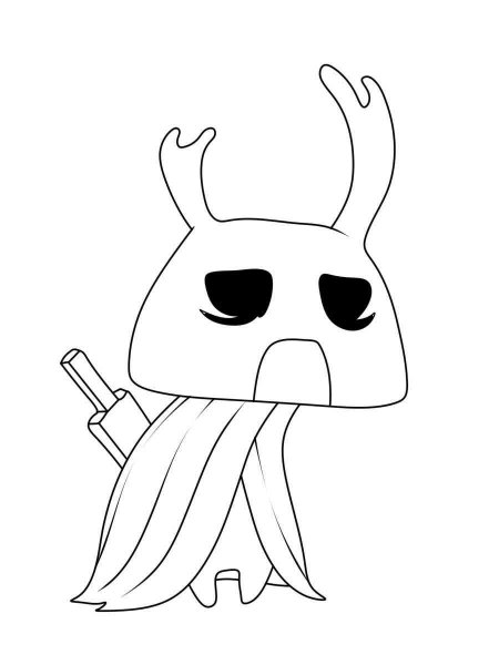 Hollow Knight coloring pages