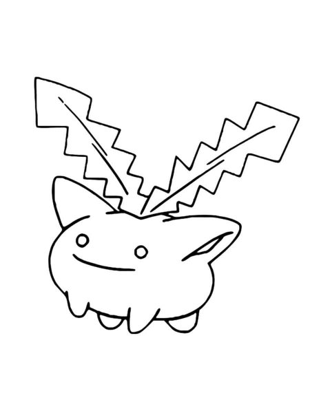 Hoppip Pokemon coloring pages - Free Printable