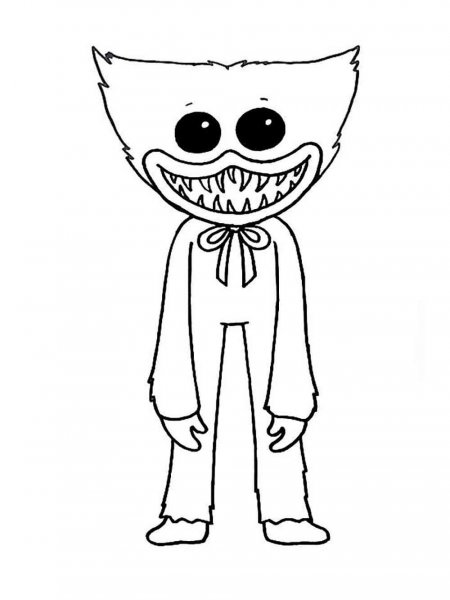 Huggy Wuggy coloring pages