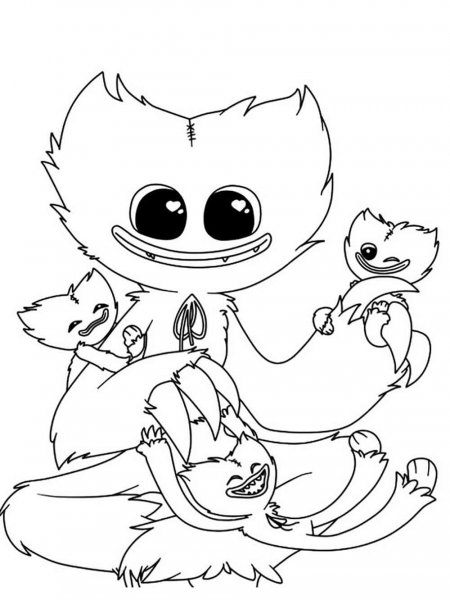 Huggy Wuggy coloring pages