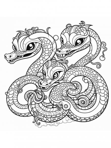 Hydra coloring pages