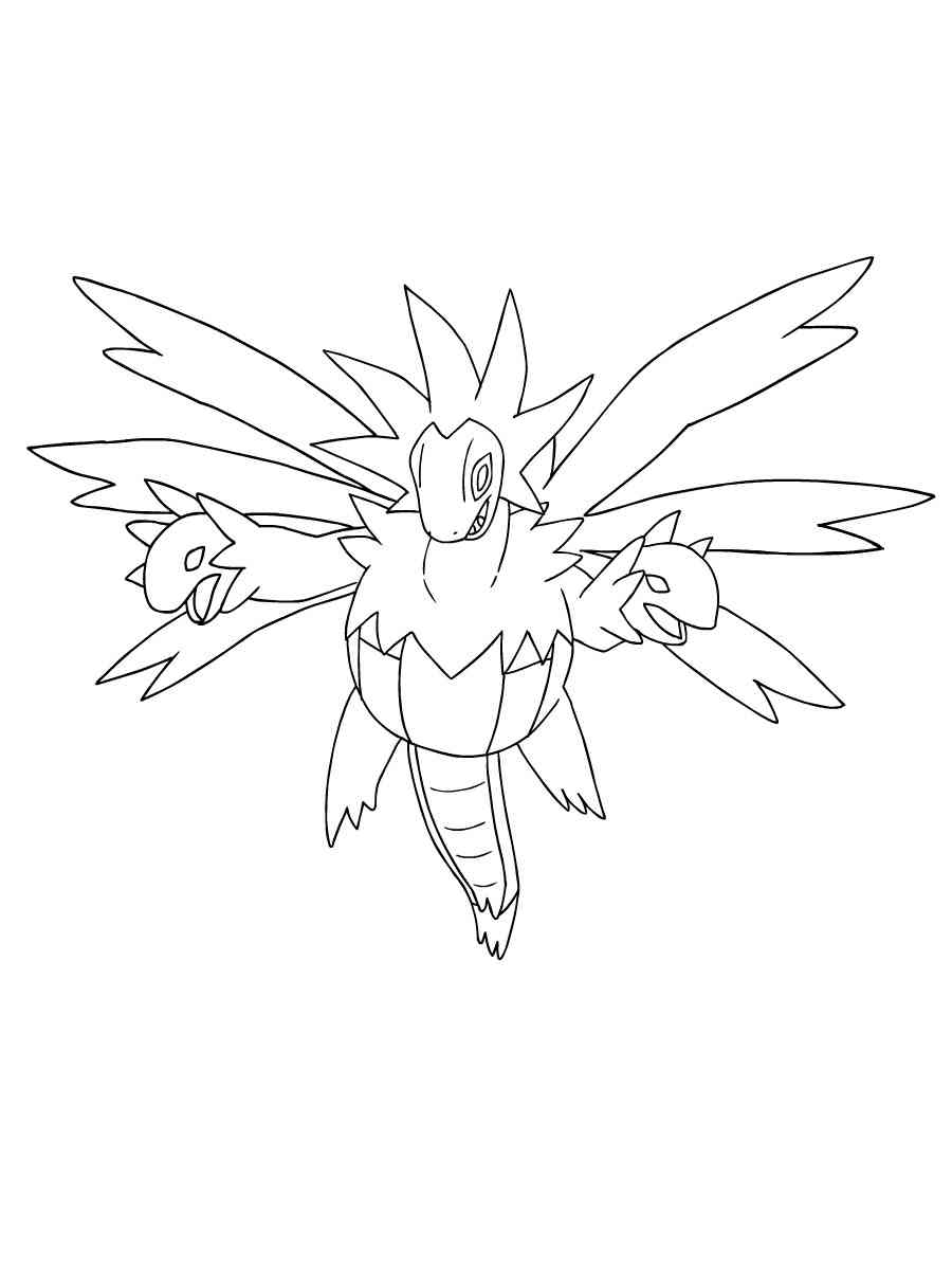 printable coloring pages hydreigon pokemon