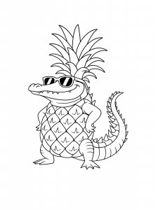 Italian Brainrot Coloring Page 18