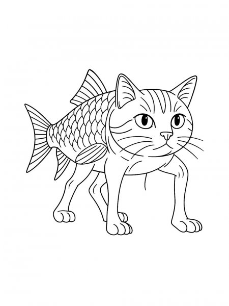 Italian Brainrot coloring page 2