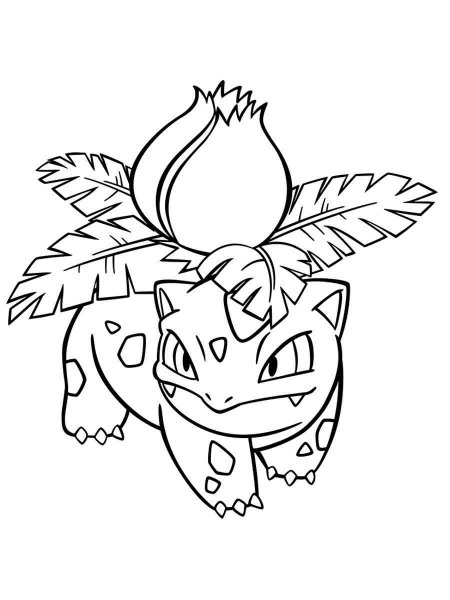 Pokemon Ivysaur coloring pages - Free Printable