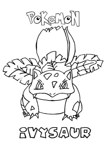 Pokemon Ivysaur coloring pages - Free Printable