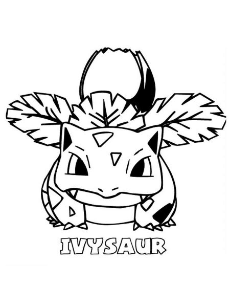 Pokemon Ivysaur coloring pages - Free Printable