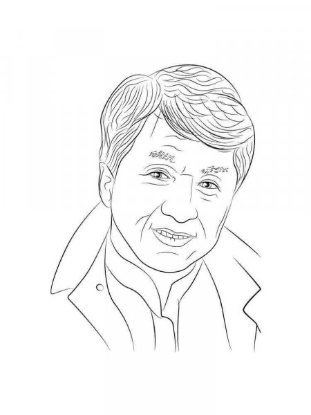 Jackie Chan coloring pages