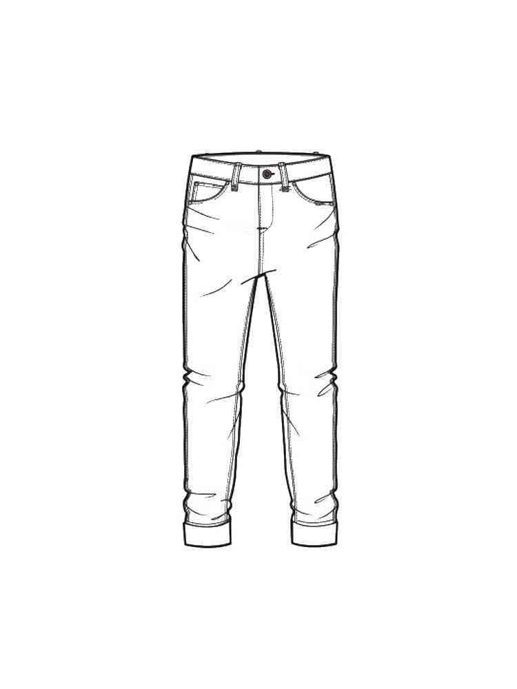 Jeans coloring pages. Free Printable Jeans coloring pages.