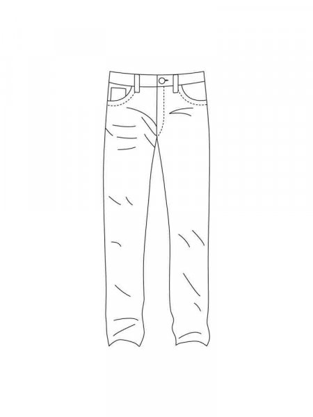 Jeans coloring pages