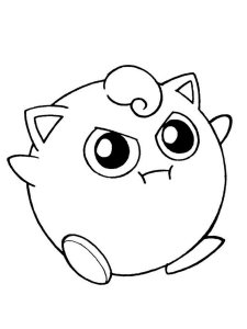 Jigglypuff Coloring Page 2