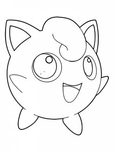Jigglypuff Coloring Page 4