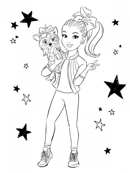 Jojo Siwa coloring pages - Free Printable