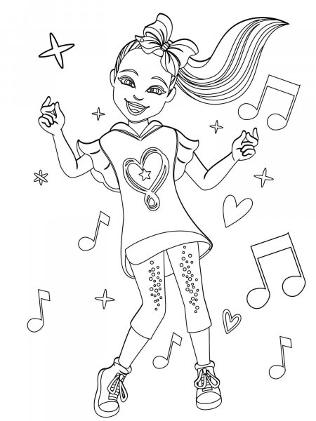 Jojo Siwa coloring pages - Free Printable