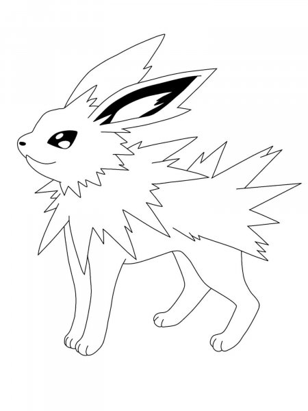 Pokemon Jolteon coloring pages - Free Printable