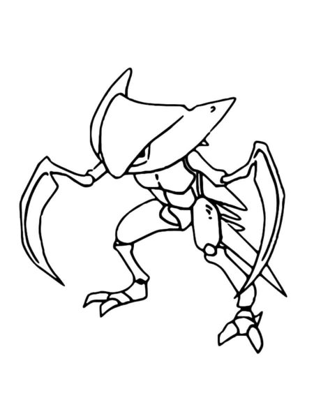 Kabutops Pokemon coloring pages - Free Printable