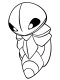 Pokemon Kakuna coloring pages - Free Printable