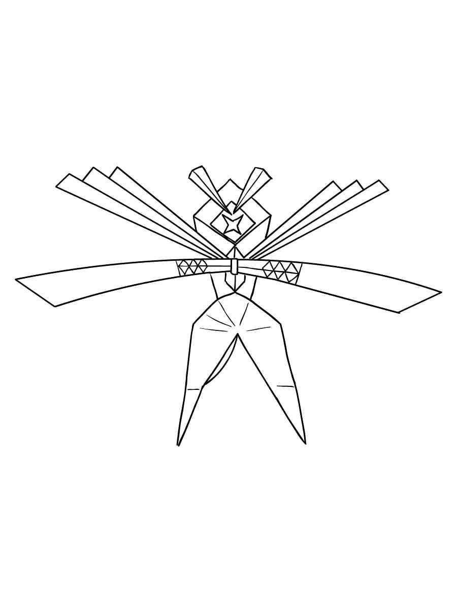 Explore Free Printable Pokemon Kartana Coloring Pages