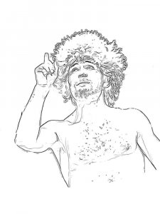 Khabib Nurmagomedov Coloring Pages 2