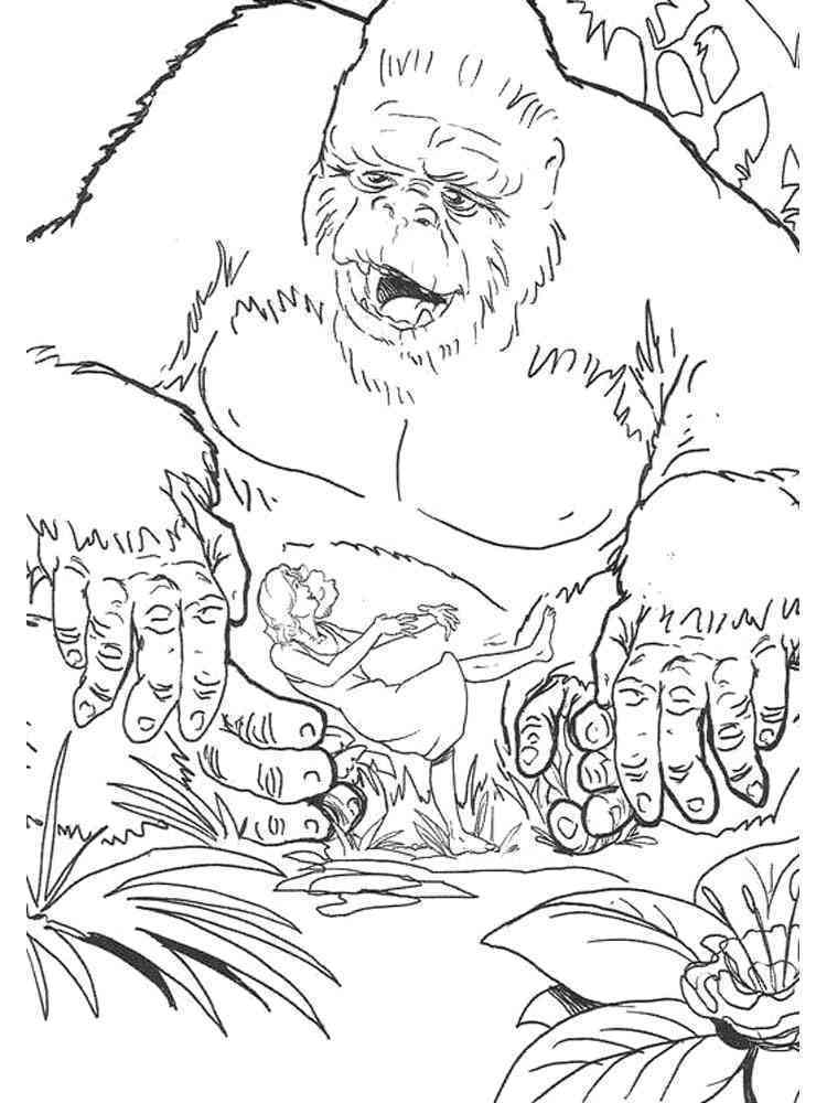 King Kong coloring pages. Download and print King Kong ...
