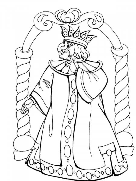 King coloring pages