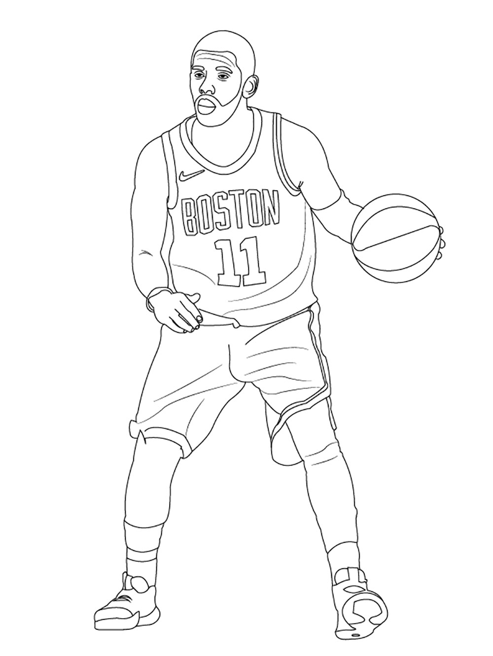 Kyrie Irving coloring pages