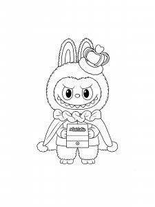 Labubu coloring page 11