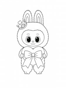 Labubu coloring page 9
