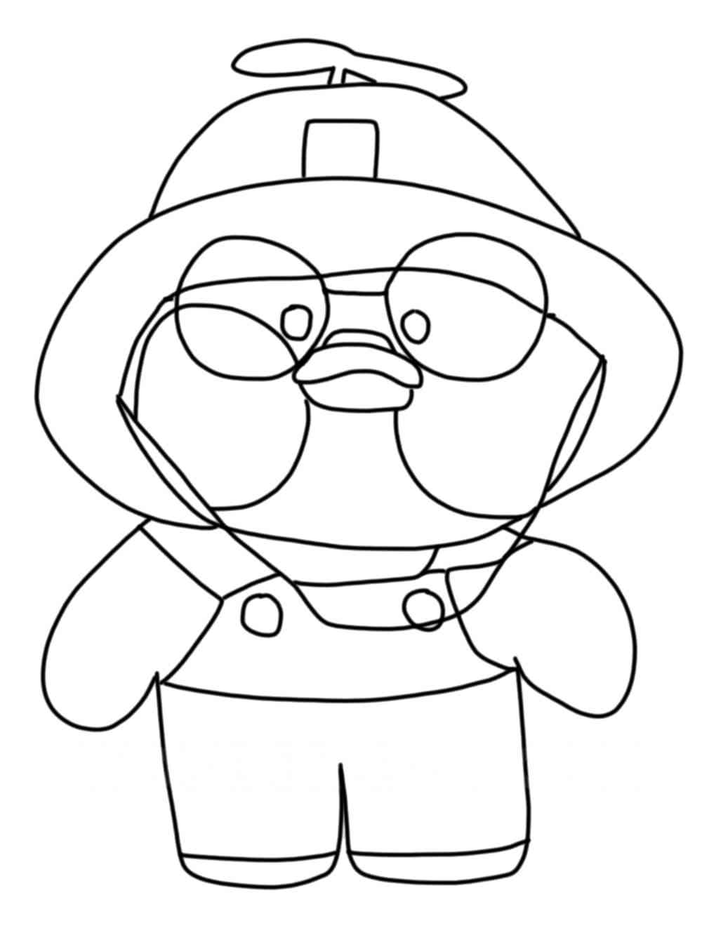 Lalafanfan coloring pages