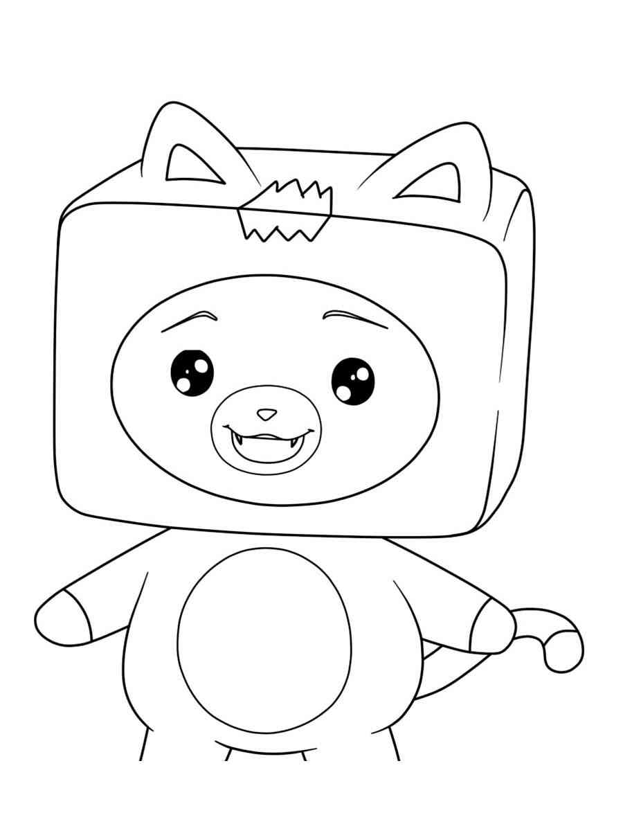 LankyBox Coloring Pages Printable for Free Download