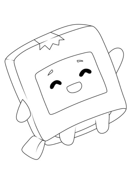 LankyBox coloring page - Free printable