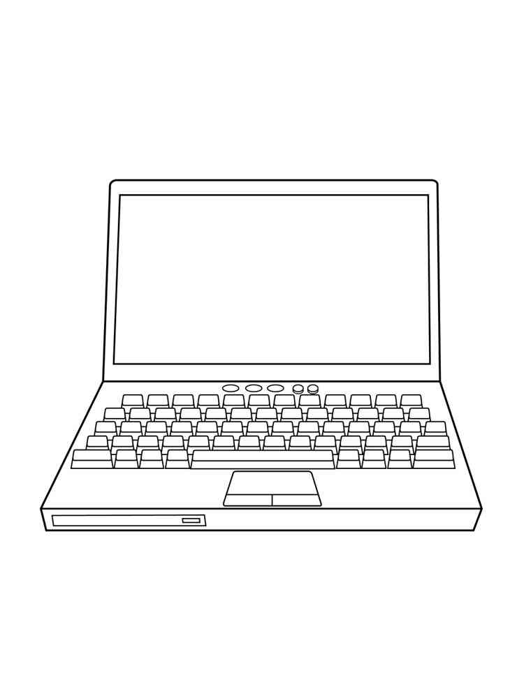 Laptop coloring pages. Download and print Laptop coloring pages