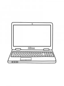 Laptop Coloring Pages 8