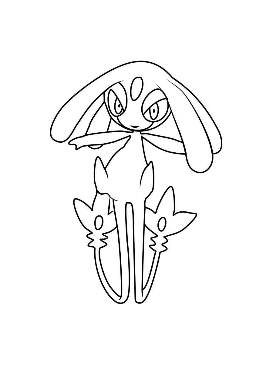 Legendary Pokemon Coloring Pages